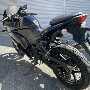 人気のブラック カワサキ ニンジャ250R EX250K 書類 鍵付きの画像3