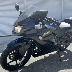 人気のブラック カワサキ ニンジャ250R EX250K 書類 鍵付きの画像1