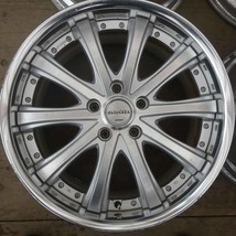 4本SET 会社宛 送料無料 18×8J WORK VARIANZA V5S アルミ 5穴 PCD 114.3mm +45 ハブ径73mm クラウン マークX スカイライン 特価 NO,Z3546_画像2