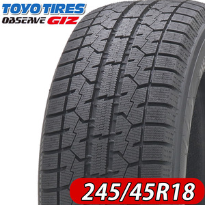 2022年製 新品 4本価格 会社宛 送料無料 245/45R18 96T トーヨー OBSERVE GARIT GIZ 冬 スカイライン フーガ BMW ボルボ NO,FK1067