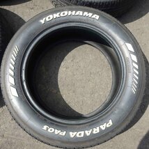 夏4本 会社宛 送料無料 215/60R17 109/107 LT ヨコハマ PARADA PA03 ホワイトレター ハイエース レジアスエース キャラバン 特価 NO,Z3290_画像2