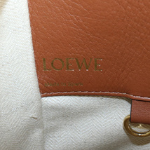 中古美品ロエベLOEWE ハンモックバッグ　ブランド スモール ジャガード A538S35X29 ブラウン ランク：S us-1_画像4