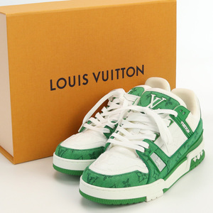 中古良品ルイヴィトンLOUIS VUITTON LVトレーナー・ラインスニーカー #6.5 ブランド ランク：A us-2 メンズ