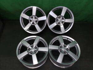 ☆　ホイール　三菱　ミツビシ　18×7ＪＪ　+38　PCD114.3　5H　18インチ　シルバー　4本　アウトランダー　☆