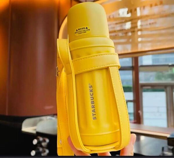 中国スターバックスとAKSコラボ カバー付きステンレス製タンブラー 新品