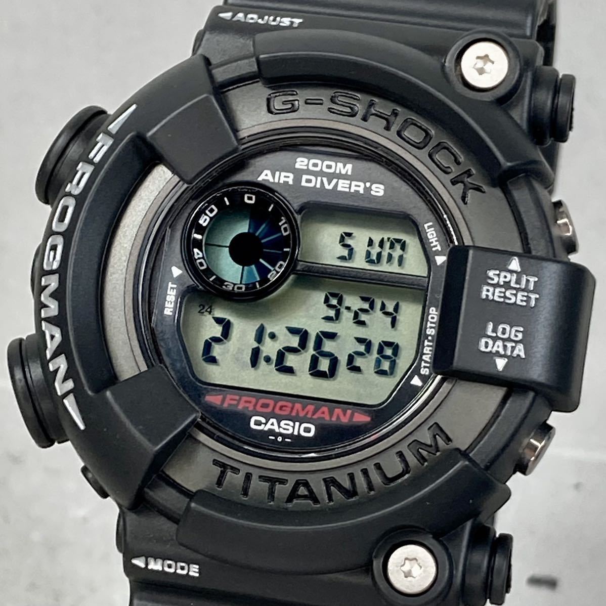 G-SHOCK FROGMAN DW-8200 透け蛙 ベルベゼMIBⅡ 美品-