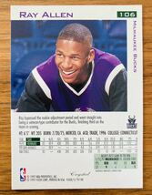 1997-98 Fleer Traditions Crystal Ray Allen #106_画像2