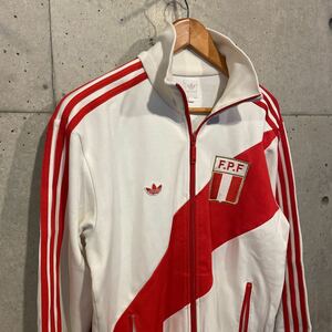 【送料無料】【希少】adidas（アディダス）トラックジャージ ペルー代表モデル　LLサイズ　ビンテージ