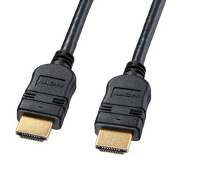 [ бесплатная доставка * почтовая доставка ]⑤11 HDMI кабель высокая скорость 3m Sanwa Supply KM-HD20-30TK2 черный i-sa сеть соответствует высокое качество высота пикселей 