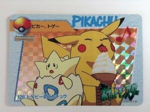 X109 ポケモンカードダス アニメコレクション 126 トゲピー&ピカチュウ 806