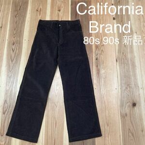 新品 80s 90s USA製 California Brand カリフォルニアブランド デッドストック コーデュロイパンツ タロンジップ ブランド 玉mc2100