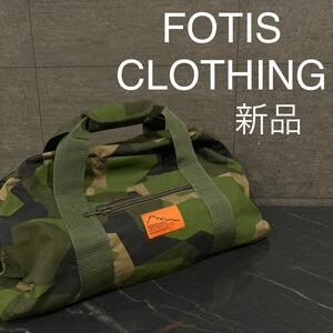 新品 定価10780円 FOTIS CLOTHING フォーティスクロージング ユーティリティバック ボストンバッグ UK カモフラ ミリタリー 玉mc2124