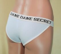 DAME SECRET スポーツ ショーツ 水 色 Lサイズ ビキニ スポーツ ジム アスリート トレーニング 下着_画像9