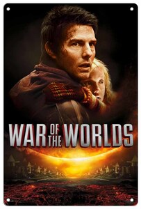 映画【トム・クルーズ/Tom Cruise】宇宙戦争 / War of the Worlds メタルプレート ブリキ看板 サビ風なし -27
