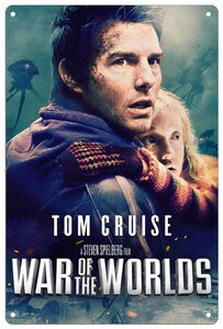 映画【トム・クルーズ/Tom Cruise】宇宙戦争 2 / War of the Worlds 2 メタルプレート ブリキ看板 サビ風なし -26