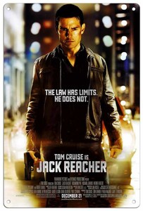 映画【トム・クルーズ/Tom Cruise】アウトロー / Jack Reacher メタルプレート ブリキ看板 サビ風なし -10