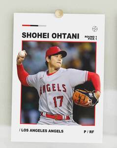 ポストカード【 MLB ロサンゼルス・エンゼルス 大谷翔平 】はがき ミニポスター(1) -1