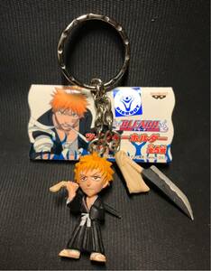 BLEACH bleach figure twin key holder black cape one .