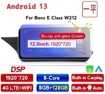 Android 13 ベンツEクラスW212 E200 E230 E260 E300 アンドロイドナビ 取付業者紹介可能_画像1