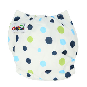 * polka dot × blue * diaper cover lyom282 diaper cover baby diaper cover cloth diaper cover Homme tsu cloth diaper cover ... plain 