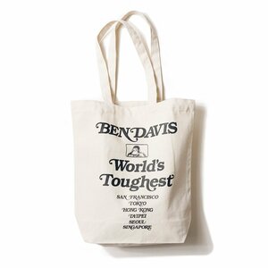 ☆ 8282A.WHITE/BLACK ☆ BENDAVIS ベンデイビス ORGANIC COTTON TOTE ベンデイビス トートバッグ BDW-8282 BEN DAVIS トートバック