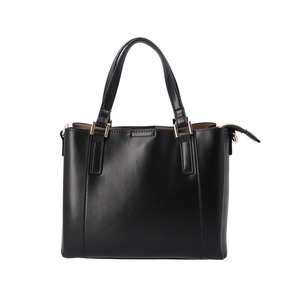 * black * soft imitation leather flap 2WAY tote bag tote bag lady's smaller shoulder .. shoulder bag tote bag 2WAY