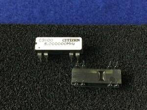 C3100 6.000000MHz【即決即送】シテズン発信器 [AZT/288265] Citizen　Oscillator ２個