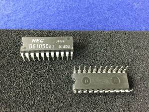 UPD6105C-02【即決即送】NEC IC [AZT3-28-22/288274] NEC CMOS LSI for Character Display On Screen２個