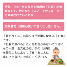 【送料込み】箸ぞうくん【(903048)お箸 箸 おはし はし 握りやすい箸 持ちやすい箸 プレゼント 贈り物 人気 ウインド】_画像2