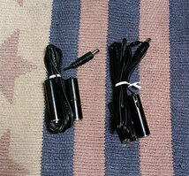 単三　単3　ダミー電池　電源供給型　ケーブル付　黒　日本製　未使用　2個セット_画像1