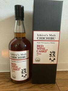イチローズモルト秩父 レッドワインカスク 2023 Ichiro's Malt CHICHIBU 50% Shingle malt japanese whisky ジャパニーズウイスキー 希少