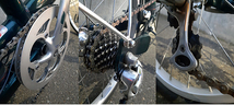 【ブリヂストン モールトン BSM-S18 ミニベロ 分割式 9段変速】アルミ グリーン BRIDGESTONE MOULTON カスタマイズ 小径車 自転車_画像5