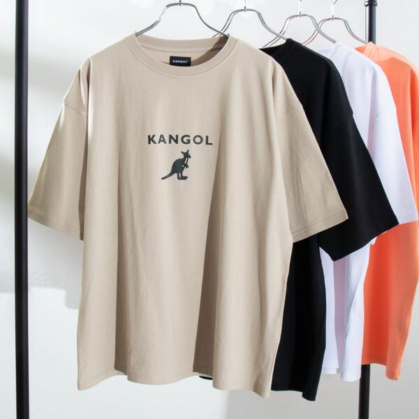 半袖Tシャツ プリントTシャツ カンゴール KANGOL カットソー カジュアル ストリート ベージュT