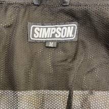 【即決】 SIMPSON シンプソン 60周年モデル MA-1 タイプ ライディングジャケット 　カーキ系　Mサイズ 3889-80_画像4