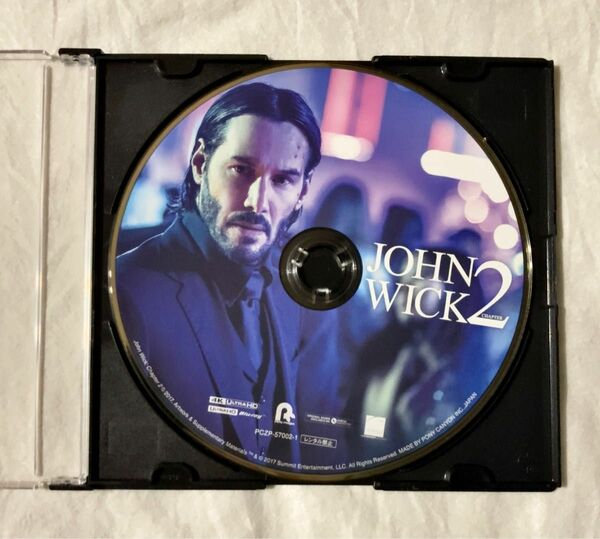 ジョン・ウィック チャプター2 4K UHD BD ディスクのみ