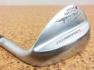 ♪ADAMS GOLF アダムスゴルフ Tom Watson PLAYERS GRIND トムワトソン 60-08 ウェッジ 60° スチールシャフト FLEX-WEDGE 中古品♪F1864