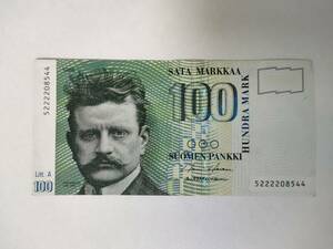 A 1020.フィンランド1枚旧紙幣 WORLD Money