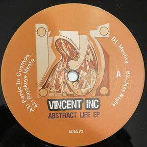 【12inch レコード】Vincent Inc 「Abstract Life EP」Antideepressant ADEEP2 2018年