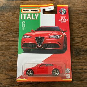 マッチボックス MATCHBOX ITALYシリーズ 2016 ALFA ROMEO GIULIA アルファロメオ ジュリア