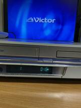 Victor DVDプレーヤー＆VIDEO HR-DF3 リモコン付_画像3