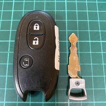 NI 4633 日産 純正 007YUUL0212スマートキーレス パレット ソリオ ルークス等MK21S MA15S スズキ マツダ 片側スライド 3ボタン_画像1