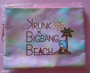 未開封 BIGBANG フラットポーチ KRUNK BEACH G-DRAGON TOP SOL D-LITE VI ジヨン トップ ヨンべ テソン スンリ