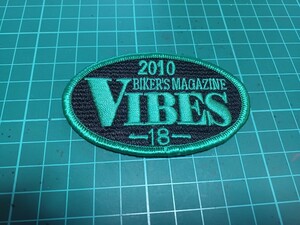 ■即決/送料無料■VIBES ハーレー バイブス ミーティング　MEETING ワッペン　2010年開催 バイブズ