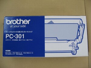  Brother brother PC-301 [ plain paper FAX for ink ribbon cartridge (1 piece insertion ) 77m] telephone machine *FAX fax for ink * ribbon 