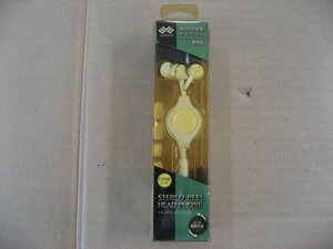 [ junk, unopened, color fade color, package damage ]WEREELHP(WH) white ever kana ru type air-tigh type earphone stereo headphone 