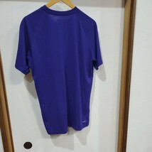 adidas Tシャツ 紫色 サイズL US古着 アメリカ古着 azu453_画像8