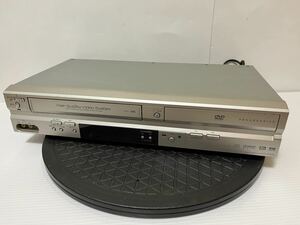 MITSUBISHI DVDプレーヤー 一体型ビデオデッキ DJ-VP250 2005年製 通電確認のみのためジャンク品