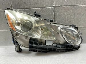 R50829 レクサス GS GWS191 純正 ヘッドライト 右 HID 刻印 20 85967-24010 39000-78496 レンズ 割れ 欠け 無し バラスト 付 点灯 確認 済