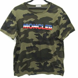 KR43311 Moncler short sleeves T-shirt camouflage -ju Logo tricolor line E10918042800 #L unisex MONCLER used 