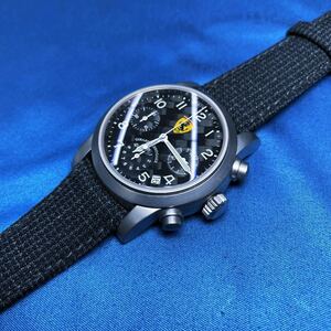 [ rare operation goods ]GIRARD PERREGAUX Girard Perregaux Ferrari collaboration chronograph self-winding watch men's wristwatch 